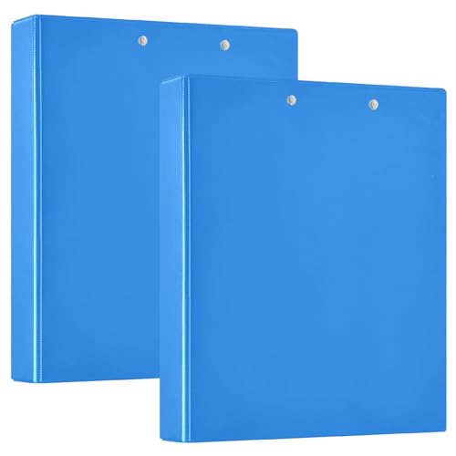 Dodger Blue 3-Ringbuch, D-Ringbuch, 3-Ringbuch mit Klemmbrett, flexibler 3-Ringbuch, College-Binder (2 Stück) von RPLIFE