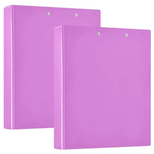 Drei-Loch-Ordner, Lavendel-Magenta, D-Ringbuch, Big Binder, 3-Ringbuch mit Klemmbrett, Schulhefter 3 Ringe von RPLIFE