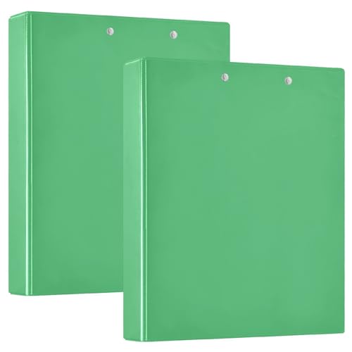 Emerald Drei-Loch-Ordner, D-Ringbuch, 3-Ringbuch mit Taschen, flexibler 3-Ringbuch, große Ordner (2er-Pack) von RPLIFE