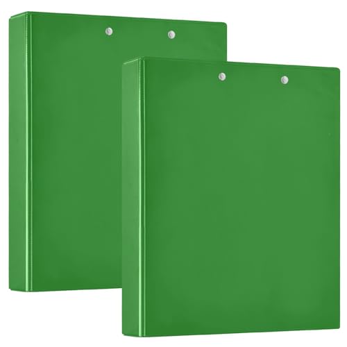 Forest Green 3-Ringbuch 1,5 Zoll, D-Ringbuch, flexibler 3-Ringordner, langlebiger Ordner, 3-Ringbuch mit Taschen von RPLIFE