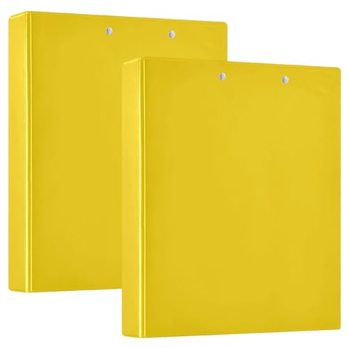 Goldene 3,8 cm 3-Ringbuch, D-Ringbuch, 3-Ringbuch mit Taschen, flexibler 3-Ringbuch, Ordner für Schule, 3-Ringbuch von RPLIFE