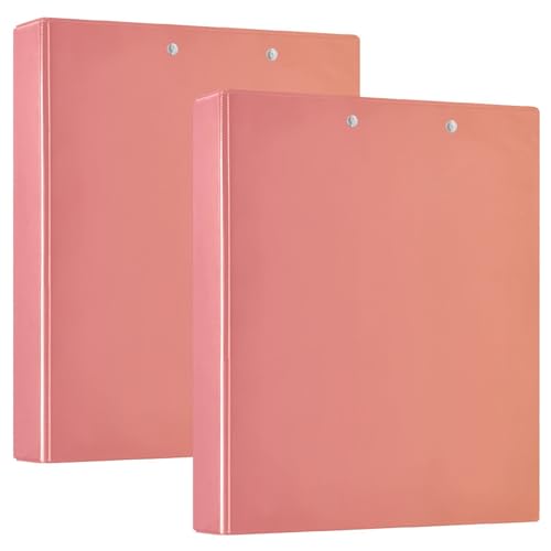 Gradient Pink 3-Ringbuch, D-Ringbuch, flexibler 3-Ringordner, dekorative Ordner, 3-Ringbuch mit Taschen (2er-Pack) von RPLIFE