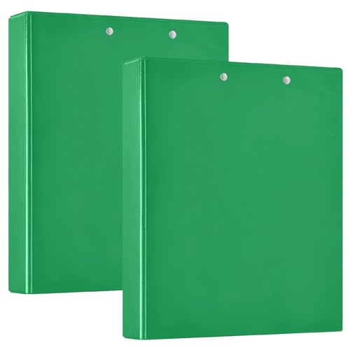 Irish Green Drei-Ringbuch, 3,8 cm, D-Ringbuch, 3-Ringbuch mit Klemmbrett, flexibler Ordner, College-Schulbedarf von RPLIFE