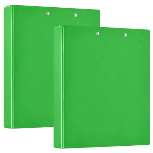 Malachite Drei-Loch-Ordner, D-Ringbuch, großes 3-Ringbuch, 3-Ringbuch mit Taschen, Ordner für Büro (2er-Pack) von RPLIFE