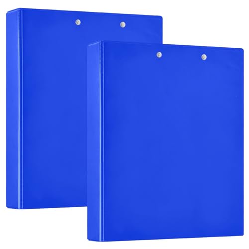 Ultramarine Drei-Ringordner, D-Ringbuch, flexibler 3-Ringordner, Kunststoff-3-Ringbuch, 3-Ringbuch mit Klemmbrett (2er-Pack) von RPLIFE