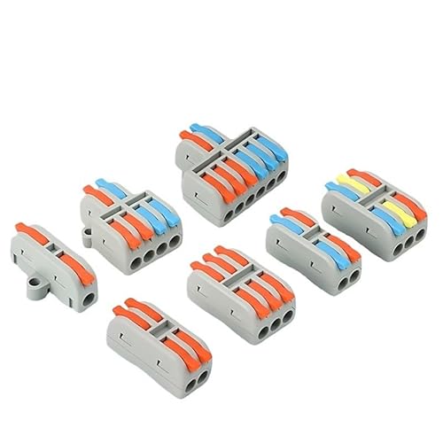 RQLVZHGK 10/50/100PCS Quick Wiring Connector Multiple In Multiple Out Wire Multi-Functional Pair Terminal 32A PCT SPL FD MAYAIYIN(FD-12A,100 PCS) von RQLVZHGK