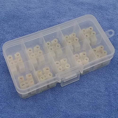 RQLVZHGK 10pcs/Lot Screw Terminal Barrier Connector Electrical Wire Connection Barrier Terminal Strip Block MAYAIYIN von RQLVZHGK