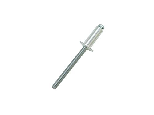 RS PRO Blind Niet, Ø 4.8mm x 18mm, Silber, Aluminium, 4.9mm aus Stahl, Packung a 100 Stück von RS PRO