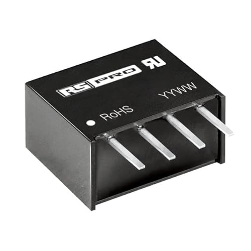 RS PRO DC/DC-Wandler 1W 12 V dc IN, 24V dc OUT / 42mA PCB-Montage 1.5kV isoliert von RS PRO