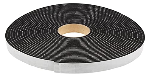 RS PRO PVC Schaumstoff Klebeband, Schwarz, Stärke 6mm, 25mm x 15m von RS PRO