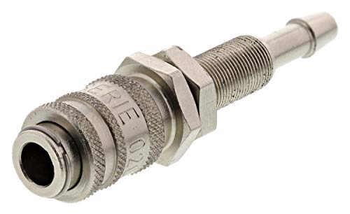 RS PRO Pneumatische Schnellsteckkupplung Messing, Metrischer M7-Stecker, Schlauchkupplung, 4mm Rectus 20, Rectus 91, von RS PRO