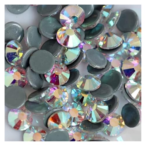 Strass-Kristall, hochwertige glitzernde Edelsteine, SS3-SS50, Flatback-Steine, klarer Kristall, nicht Hotfix-Strasssteine, Nagelkunst-Dekoration, Strasssteine ​​Y0100-Kristall, SS6 2 mm, 1440 Stück(Cr von RSRSR