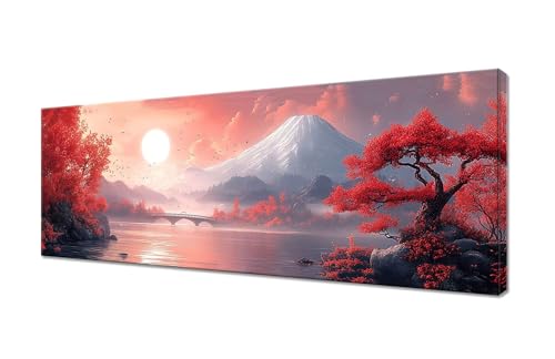 Diamond Painting Erwachsene Groß XXL 100x40cm, 5D Diamond Painting Landschaft Diamant Painting Bilder Wilde Gans Diamond Painting Kinder, DIY Full Drill Diamant Malerei Set, Deko Wohnzimmer R1-16 von RSZYUUNG