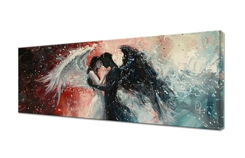 Diamond Painting Erwachsene Groß XXL 100x40cm, 5D Diamond Painting Paar Diamant Painting Bilder Flügel Diamond Painting Kinder, DIY Full Drill Diamant Malerei Stickerei Set, Deko Wohnzimmer R1-50 von RSZYUUNG