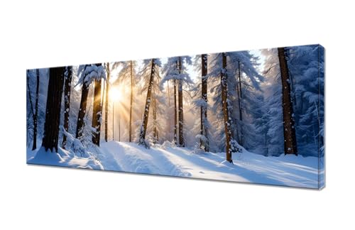 Diamond Painting Erwachsene Groß XXL 100x40cm,5D Diamond Painting Winter Diamant Painting Bilder Sonnenaufgang Diamond Painting Kinder,DIY Full Drill Diamant Malerei Set,Deko Wohnzimmer Geschenk R1-70 von RSZYUUNG