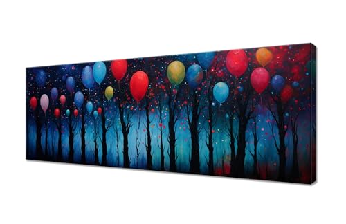 Diamond Painting Erwachsene Groß XXL 125x50cm, 5D Diamond Painting Wald Diamant Painting Bilder Ballon Diamond Painting Kinder, DIY Full Drill Diamant Malerei Stickerei Set, Deko Wohnzimmer R1-62 von RSZYUUNG