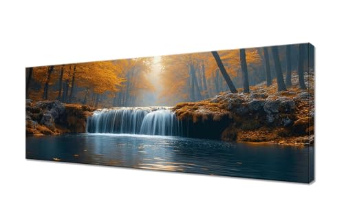 Diamond Painting Erwachsene Groß XXL 125x50cm, 5D Diamond Painting Wald Diamant Painting Bilder Landschaft Diamond Painting Kinder, DIY Full Drill Diamant Malerei Stickerei Set, Deko Wohnzimmer R1-44 von RSZYUUNG