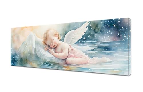 Diamond Painting Flügel Diamant Painting Bilder Sternenhimmel Diamond Painting Erwachsene Kinder, Malen nach Zahlen Diamant Anfänger, DIY Mosaikherstellung Bastelset für Zimmer Deko, 100x40cm R1-71 von RSZYUUNG