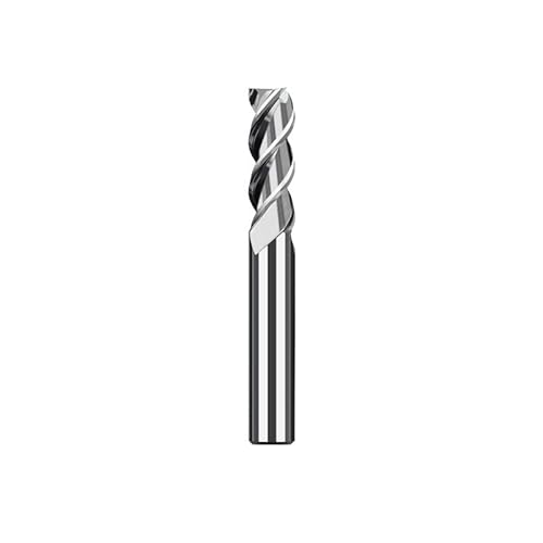 1/5 stücke Aluminium Kupfer Bearbeitung Hartmetall Flachschaftfräser HRC55 3 Flöten Drehwerkzeuge Wolframstahl Fräser 4 5 6 8 10mm(D10xD10x100L,1Pcs) von RTKYYZ