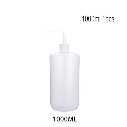 1 STÜCK 250/500/1000 ml Kapazität Tattoo Wash Klare, Weiße Plastikquetschflasche Labormessflasche(3) von RTKYYZ