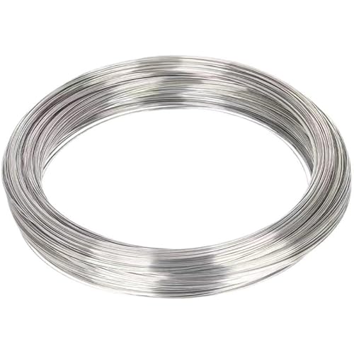 100 m ~ 1 m, weicher Edelstahldraht/harter Stahldraht, Durchmesser 0,02 mm ~ 3,0 mm, Edelstahldraht, einzeln, hell(0.08mm X 100M,Soft Steel Wire) von RTKYYZ