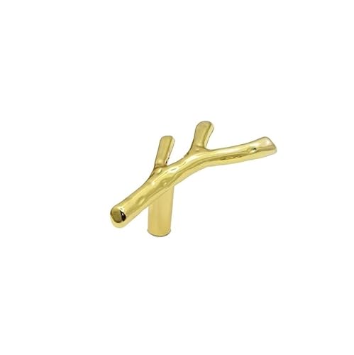 1PC 96mm 128mm Zweige Griff Schublade Schrank Türgriffe Antike Kupfer Griff Solide Einfache Kleiderschrank Möbel schrank Griffe(3366-gold) von RTKYYZ