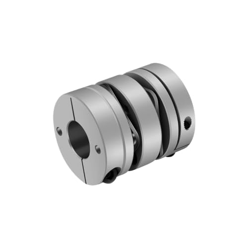 1PC Aluminiumlegierung D34L45 Doppelmembrankupplung Elastischer Stecker D34mm L45mm Kugelumlaufspindel Schritt Servomotor Encoder Computer(12.7X12.7) von RTKYYZ