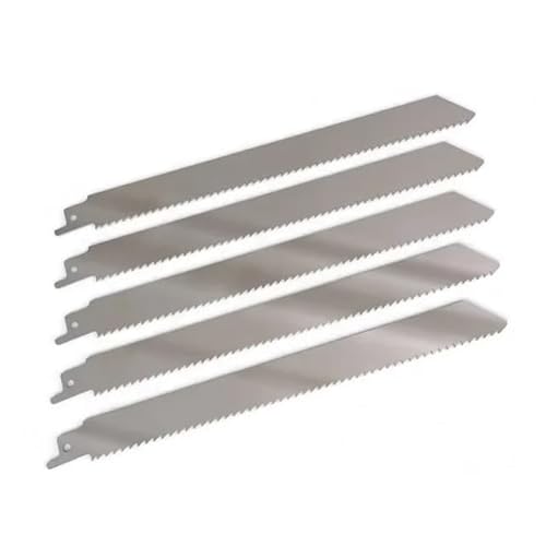 6 Stücke Edelstahl Säbelsägeblätter for Gefrorenes Fleisch Knochen Lebensmittel Schneiden Rindfleisch Truthahn Holz Beschneiden Sawzall Klingen(5pcs-S1122D) von RTKYYZ