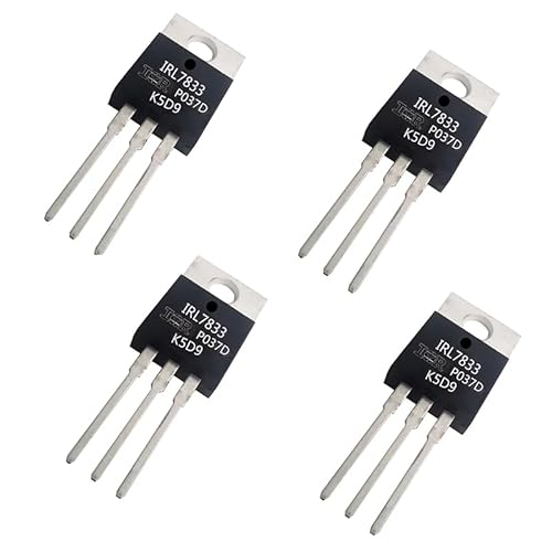 IRL7833PBF IRL7833 N-Kanal-Leistungs-MOSFET-Transistor, 30 V, 150 A, 3-polig, TO-220AB, 4 Stück von RTKYYZ