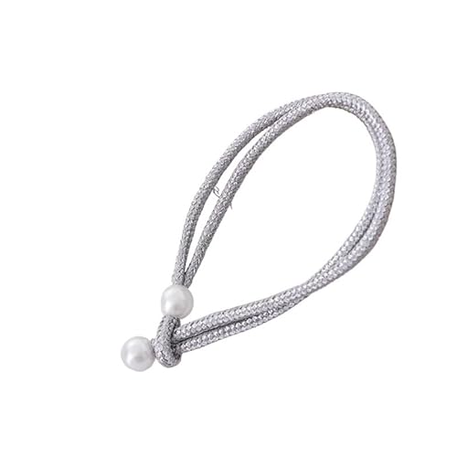 Neue 2/1PCS Kleine Perle Vorhang Clip Vorhang Halter Krawatte Zurück Schnalle Clips Hängen Ball Schnalle Krawatte Zurück vorhang Dekor Zubehör(Grigio,1PC) von RTKYYZ