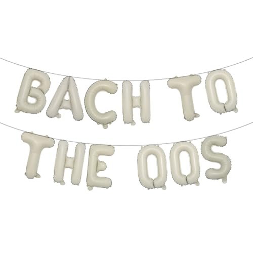 Bach to The 00s Bachelorette Dekorationen 2000er Jahre Party Dekorationen Anfang 2000er Jahre Thema Hintergrund Hip Hop Retro Throwback Y2K Party Dekor (BACH TO THE 00S Cream) von RUIANSI