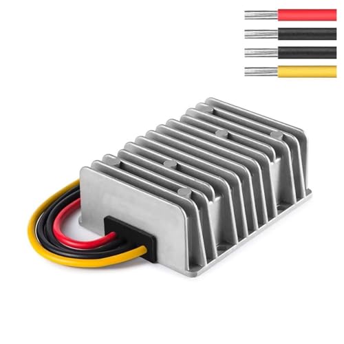 Abwärtswandler, DC DC Wandler, Spannungswandler 24V auf 12V 30A 360W, Spannungsbegrenzer Regulator Reducer, DC Wandler, DC Power Konverter Regulator Wasserdicht(DC 18-40V Breit Eingang) von RUIZHI