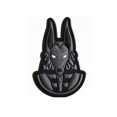 PVC Aufnäher Wikinger Taktischer Rucksack Militär Weste Crossfit Cap (Anubis) von RUKK