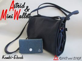 Kombi-Ebook Tasche "Astrid" & "MiniWallet" von RUND und ECKIG