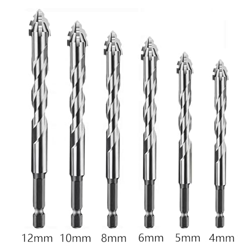 Edelstahlbohrer set Vierschneidiger Sägezahn Exzenterbohrer Multifunktions Gezackter Hartmetallbohrer 4/5/6/8/10/12 mm Hochfeste Exzenterbohrer mit 4 Schneiden für Beton Glas Keramik Holz metallbohrer Edelstahlbohrer set Vierschneidiger Sägezahn Exzenterbohrer Multifunktions Gezackter Hartmetallbohrer 4/5/6/8/10/12 mm Hochfeste Exzenterbohrer mit 4 Schneiden für Beton Glas Keramik Holz metallbohrer von RUNEAY