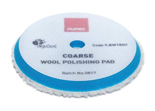 RUPES Blue Coarse Wool Pad 6,75 Zoll 170 mm von RUPES