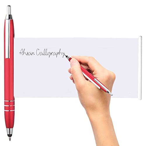 RUYUUEQ Zauberstab Gehstock Cheat Pens Cheat Gadgets Stift mit Spickzettel Cheat Gadgets Schule Kugelschreiber mit Spickzettel Kugelschreiber für Schule Büro Geschäft 1ml Tusche Feder (Red, One Size) von RUYUUEQ