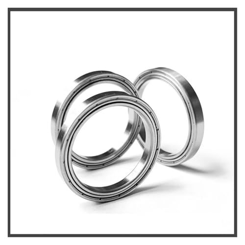 10PCS Thin-wall Deep Groove Ball Bearing 6703ZZ 2RS S6703 Sizes 17 * 23 * 4mm Bearing Steel Stainless Steel(6706ZZ,4Pcs) von RVBLRDSE