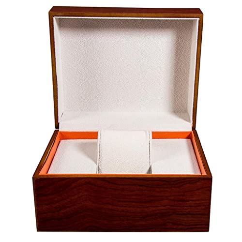 RWCCCRW Aufbewahrungsbox für Armbanduhren aus Holz, Schmuck-Organizer, Schmuckschatulle von RWCCCRW