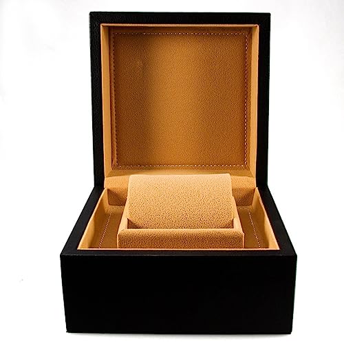 RWCCCRW Litschi-Muster Uhrenbox Display Box Uhrenbox Clamshell Lederbox Schmuckschatulle von RWCCCRW