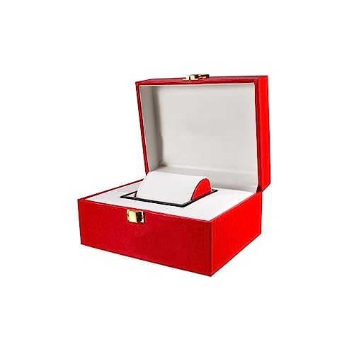 RWCCCRW Strukturierte Handhautbox Pu-Uhrenbox Uhrenaufbewahrungsbox Displaybox Schmuckschatulle von RWCCCRW