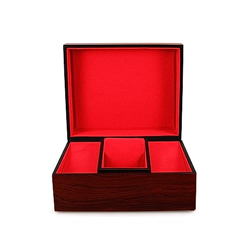 RWCCCRW Uhren-Aufbewahrungsbox, Holzkiste, Holz-Schmuck-Verpackungsbox, Schmuckschatulle, Präsentationsbox von RWCCCRW