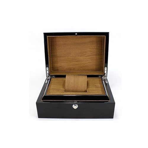 RWCCCRW Uhrenbox aus Holz, Schmuckschatulle, Aufbewahrungsbox, Schmuckschatulle, Schmuck-Display-Box von RWCCCRW