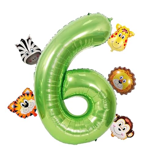 6 Pcs luftballon Tiere 6 geburtstag von RXSPOYLY