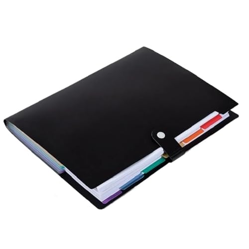 Dokumenten-Organizer, erweiterbare Fächermappe, 7-lagig, A4-Ordner, Aufbewahrungstasche, Testpapier-Organizer, Aktentaschen, Schulbedarf, Bürobedarf, Schwarz Dokumenten-Organizer, erweiterbare Fächermappe, 7-lagig, A4-Ordner, Aufbewahrungstasche, Testpapier-Organizer, Aktentaschen, Schulbedarf, Bürobedarf, Schwarz von RYRYR