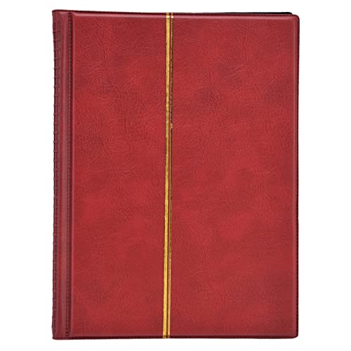 RYTTGOP 250 Taschen-Sammelbuch, Halter, Sammelbedarf, Taschen, Währungssammelalbum, Sammelbedarf-Halterbuch, für Sammler, (Rot) von RYTTGOP