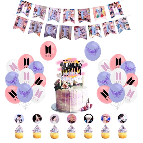 Bts Party Deko Geburtstag Bts Kindergeburtstag Deko Bts Geburtstag Party Deko Bts Geburtstag Luftballons Bts Luftballons Geburtstag Bts Kuchen Deko Bts Geburtstag Girlande Bts Geburtstag Deko von RZDQZY