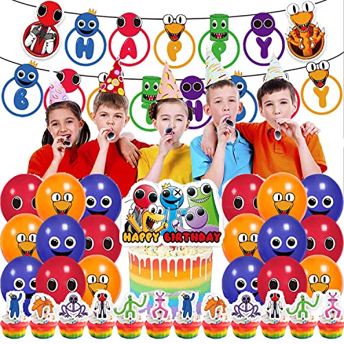 Geburtstagsdeko Rainbow Friends Luftballons Roblox Rainbow Friends Tortendeko Geburtstag Rainbow Friends Geburtstag Girlande Rainbow Friends Party Deko Geburtstag Rainbow Friends Kindergeburtstag Deko von RZDQZY