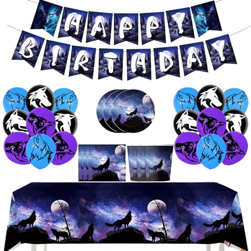 Wolfoo Deko Geburtstag Wolf Geburtstag Deko Wolfoo Geburtstag Luftballons Wolf Geburtstag Girlande Wolfoo Party Geschirrset Wolf Partygeschirr Set Wolfoo Geburtstag Geschirr Wolf Geburtstagsdeko von RZDQZY