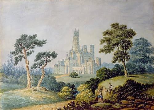 RZHRHJES Ölgemälde Wandbilder Abstrakte Leinwand Kunst Wandkunst Bild Druck Fonthill Abbey von Danby Kunst Leinwand Poster für Wanddekoration 60x90cm von RZHRHJES